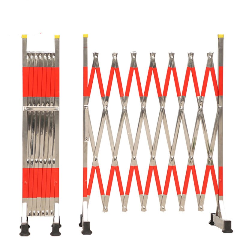 不锈钢片状伸缩围栏,可移动伸缩隔离栏